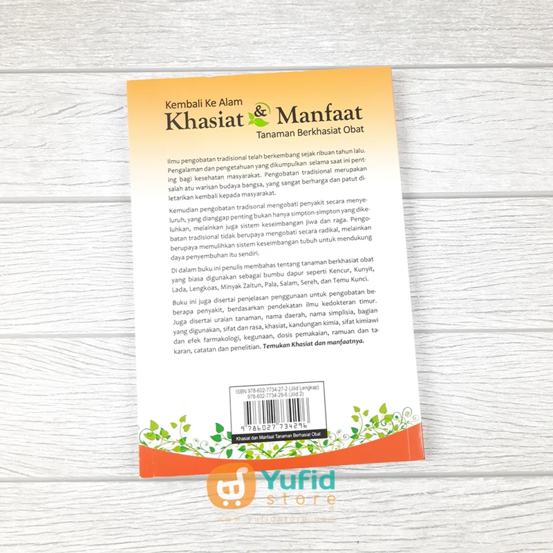 Buku Kembali ke Alam Khasiat dan Manfaat Tanaman Berkhasiat Obat (Nashirussunnah) - Image 2