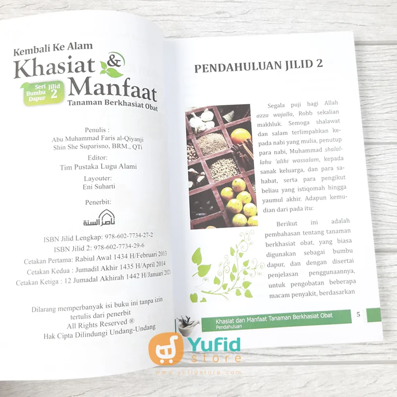 Buku Kembali ke Alam Khasiat dan Manfaat Tanaman Berkhasiat Obat (Nashirussunnah) - Image 3