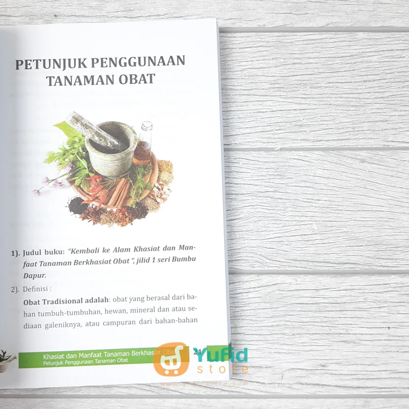 BUKU KEMBALI KE ALAM KHASIAT & MANFAAT TANAMAN BERKHASIAT OBAT 1 (NASHIRUSSUNNAH) - Image 6