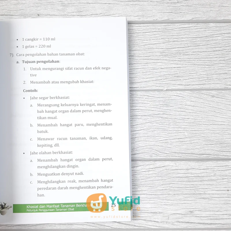 BUKU KEMBALI KE ALAM KHASIAT & MANFAAT TANAMAN BERKHASIAT OBAT 1 (NASHIRUSSUNNAH) - Image 7