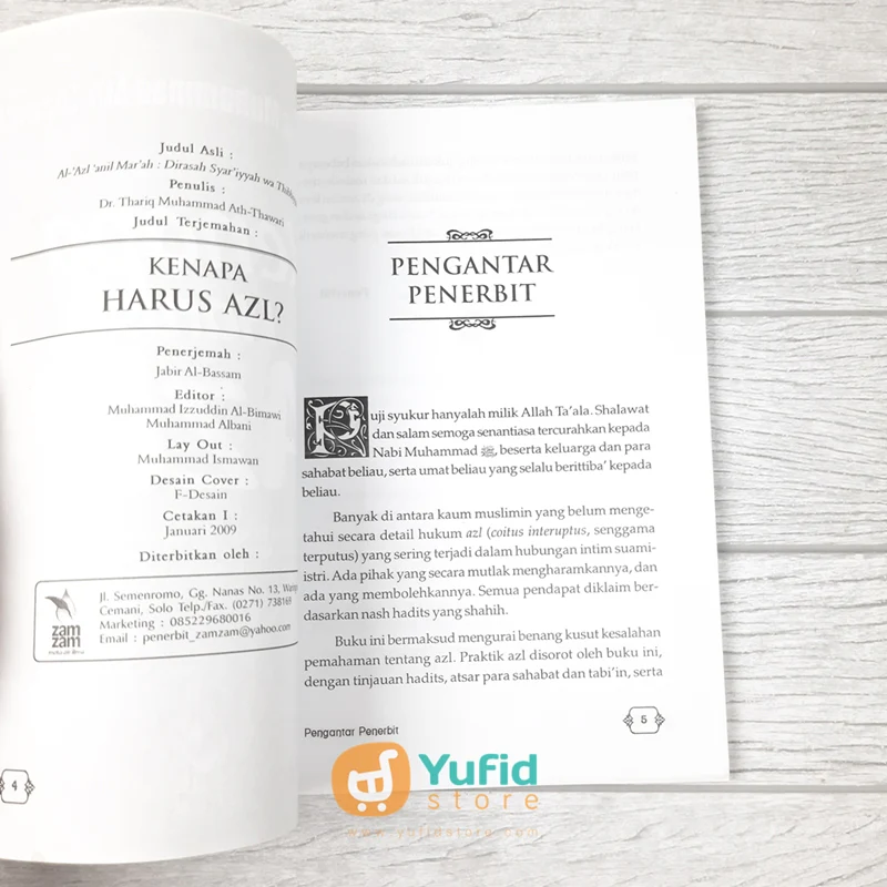 BUKU KENAPA HARUS AZL? (ZAMZAM AIR MATA ILMU) - Image 3