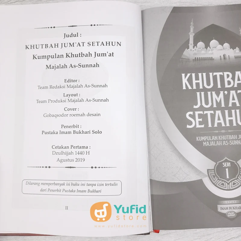 Buku Khutbah Jumat Setahun Seri 1 (Imam Bukhari) - Image 3