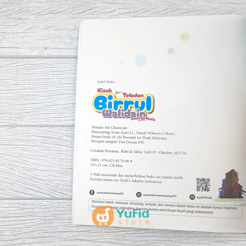 BUKU KISAH DAN TELADAN BIRRUL WALIDAIN GENERASI MULIA (PUSTAKA IMAM ASY-SYAFII) - Image 3