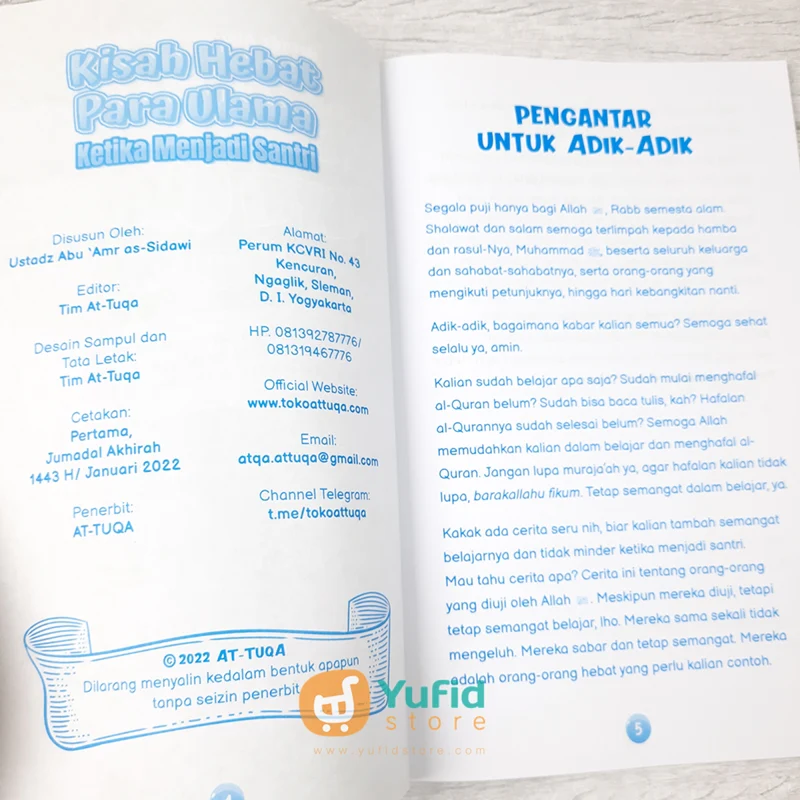 BUKU KISAH HEBAT PARA ULAMA KETIKA MENJADI SANTRI (ATTUQA) - Image 3