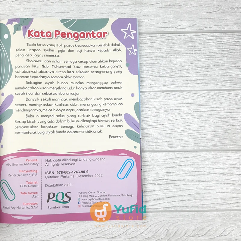 BUKU KISAH ISLAMI PENGANTAR TIDUR (PQS) - Image 3
