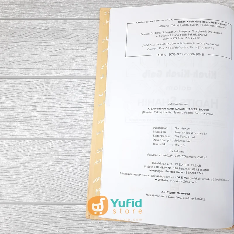 Buku Kisah-Kisah Gaib Dalam Hadits Shahih (Darul Falah) - Image 3