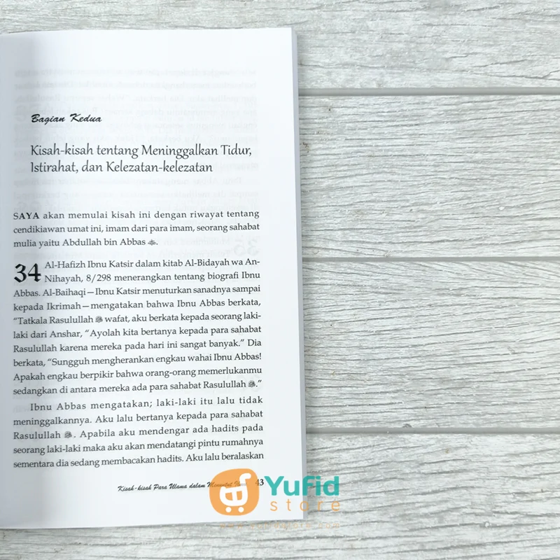 BUKU KISAH-KISAH PARA ULAMA DALAM MENUNTUT ILMU (PUSTAKA AL-KAUTSAR) - Image 6