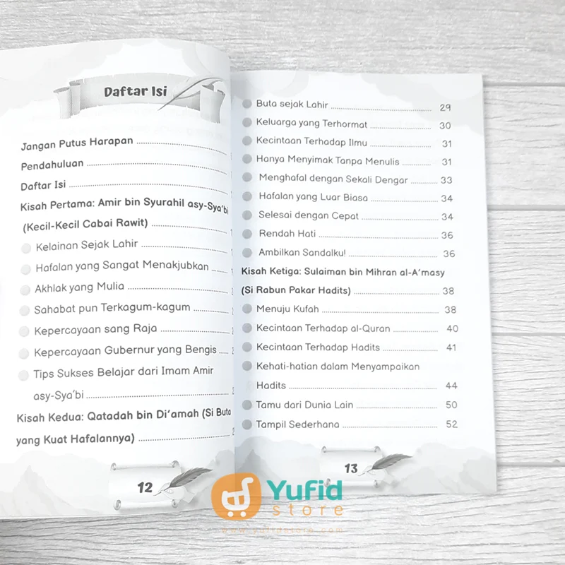 BUKU KISAH MENGAGUMKAN PARA ULAMA YANG MEMILIKI KEKURANGAN FISIK (ATTUQA) - Image 4