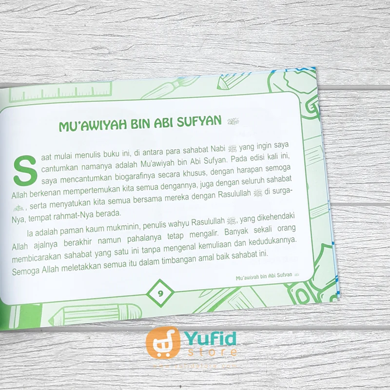 BUKU KISAH PENULIS WAHYU SERI 1 MUAWIYAH BIN ABI SUFYAN (MEDIA SHOLIH) - Image 5