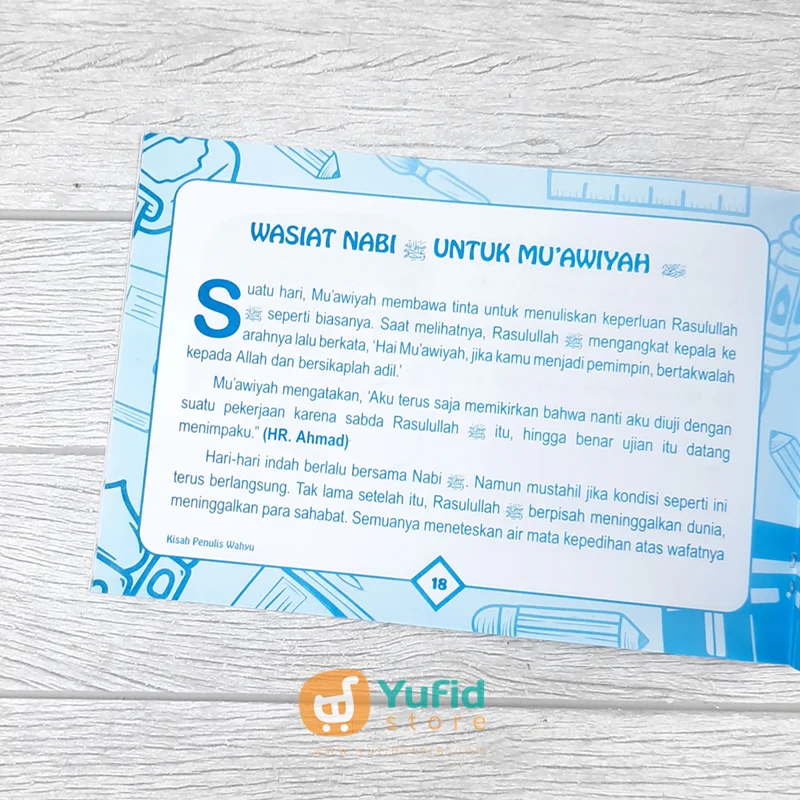 BUKU KISAH PENULIS WAHYU SERI 1 MUAWIYAH BIN ABI SUFYAN (MEDIA SHOLIH) - Image 8