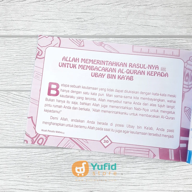 BUKU KISAH PENULIS WAHYU SERI 2 UBAY BIN KAAB (MEDIA SHOLIH) - Image 7