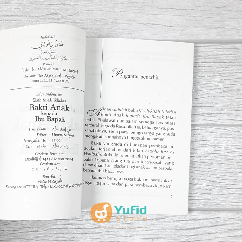 BUKU KISAH TELADAN BAKTI ANAK KEPADA IBU BAPAK (MEDIA HIDAYAH) - Image 3