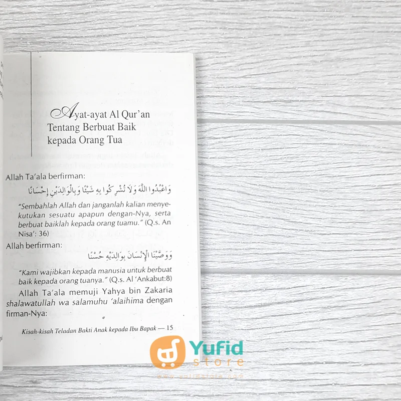 BUKU KISAH TELADAN BAKTI ANAK KEPADA IBU BAPAK (MEDIA HIDAYAH) - Image 7