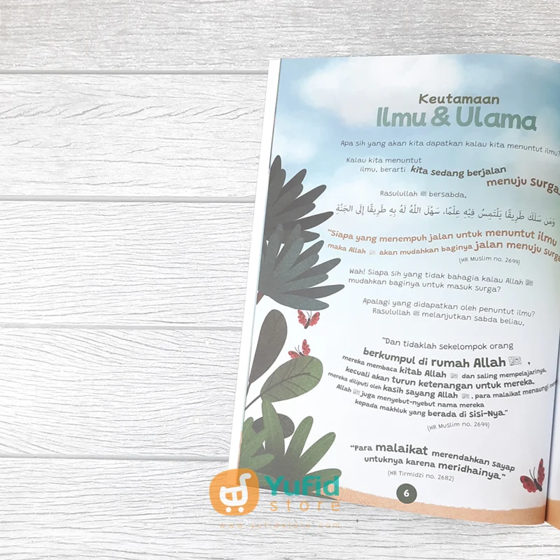 BUKU KISAH ULAMA BESAR SAAT KANAK-KANAK DALAM MENUNTUT ILMU (AHLAN) - Image 5