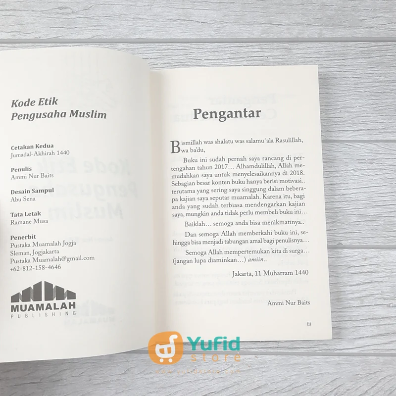 Buku Kode Etik Pengusaha Muslim (Muamalah Publishing) - Image 3