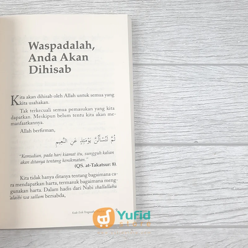 Buku Kode Etik Pengusaha Muslim (Muamalah Publishing) - Image 7