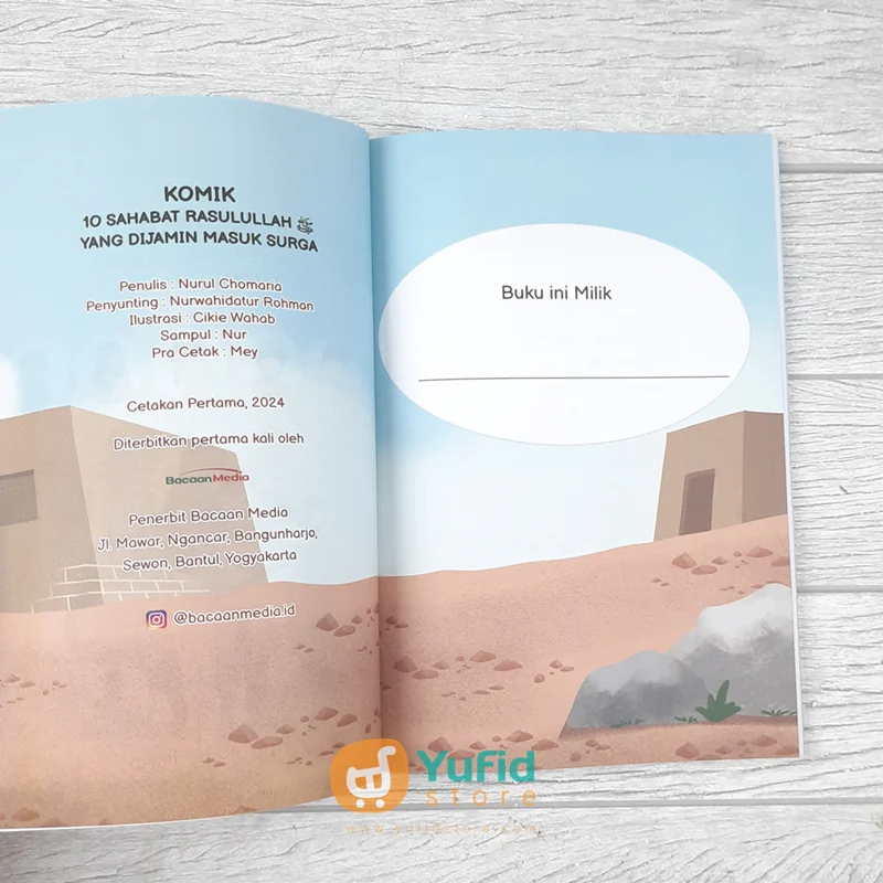 BUKU KOMIK 10 SAHABAT RASULULLAH YANG DIJAMIN MASUK SURGA (BACAAN MEDIA) - Image 3