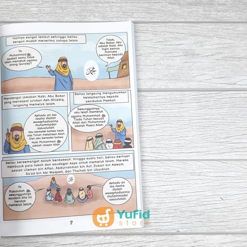 BUKU KOMIK 10 SAHABAT RASULULLAH YANG DIJAMIN MASUK SURGA (BACAAN MEDIA) - Image 5