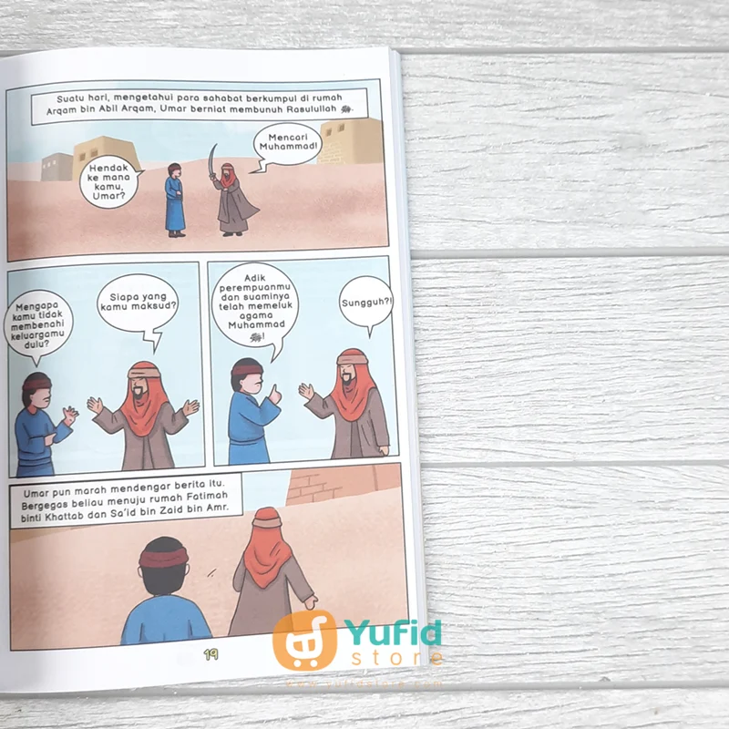 BUKU KOMIK 10 SAHABAT RASULULLAH YANG DIJAMIN MASUK SURGA (BACAAN MEDIA) - Image 7