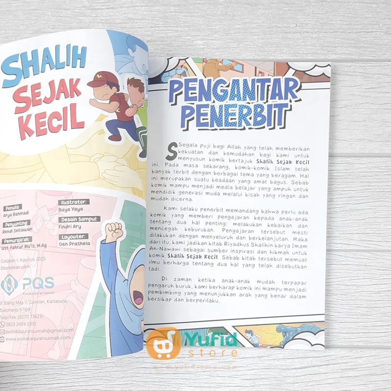 BUKU KOMIK HADIS ANAK SHALIH SEJAK KECIL #1 KUATKAN IMAN (PQS) - Image 3