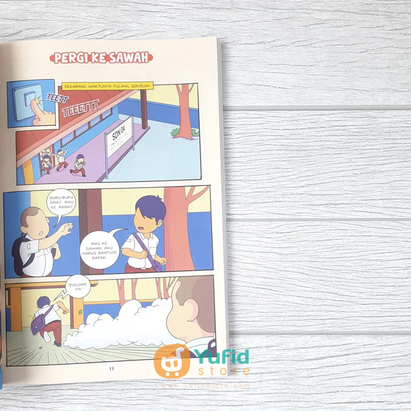 BUKU KOMIK HADIS ANAK SHALIH SEJAK KECIL #1 KUATKAN IMAN (PQS) - Image 6