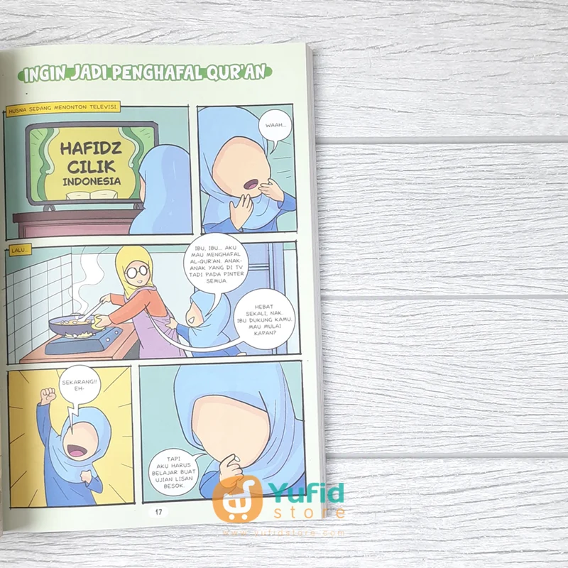 BUKU KOMIK HADIS ANAK SHALIH SEJAK KECIL #1 KUATKAN IMAN (PQS) - Image 7