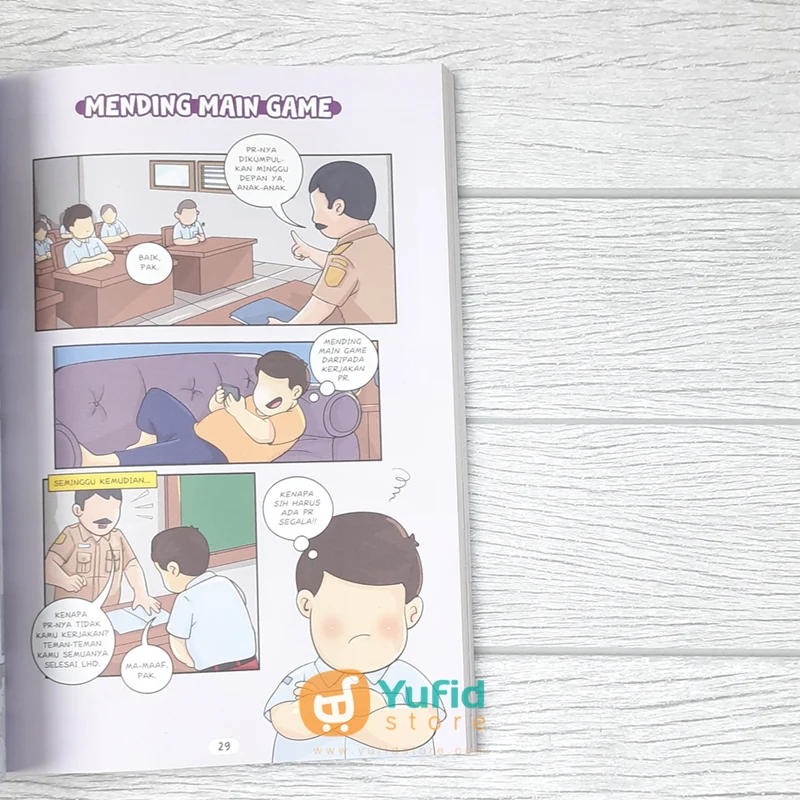 BUKU KOMIK HADIS ANAK SHALIH SEJAK KECIL #1 KUATKAN IMAN (PQS) - Image 8