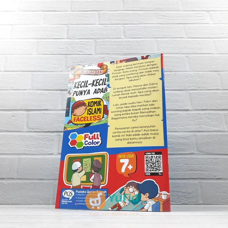 BUKU KOMIK ISLAMI KECIL-KECIL PUNYA ADAB #1 BELAJAR BAIK (PQS) - Image 2