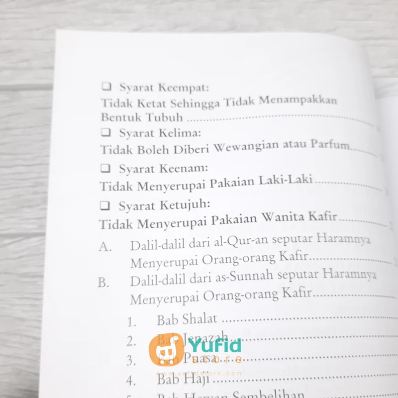 BUKU KRITERIA BUSANA MUSLIMAH (PUSTAKA IMAM ASY SYAFII) - Image 5