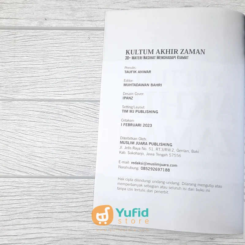 BUKU KULTUM AKHIR ZAMAN (MUSLIM JUARA PUBLISHING) - Image 3