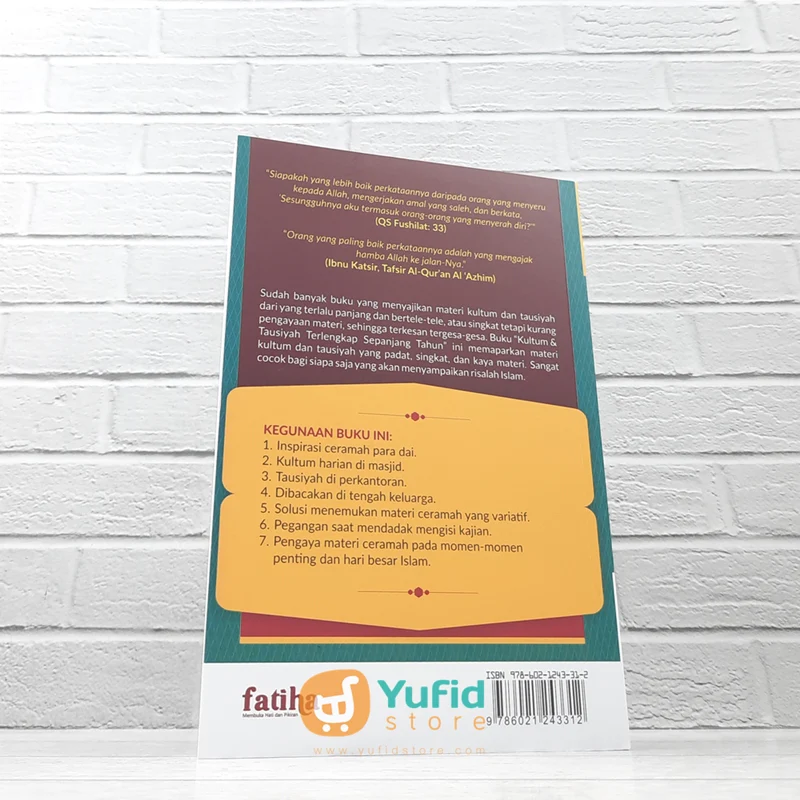 Buku Kultum dan Tausiyah Terlengkap Sepanjang Tahun (Fatiha) - Image 2