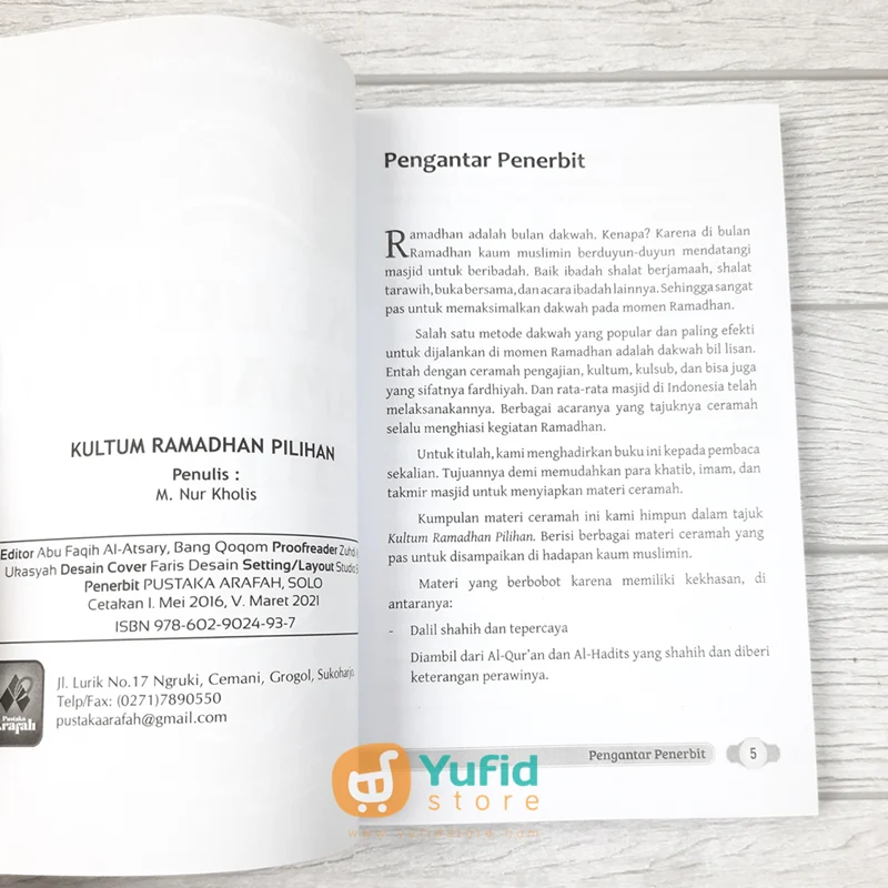 BUKU KULTUM RAMADHAN PILIHAN (PUSTAKA ARAFAH) - Image 3