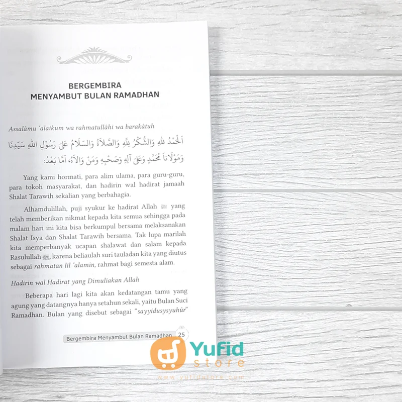BUKU KULTUM RAMADHAN PRAKTIS KUMPULAN CERAMAH RINGKAS DI BULAN PUASA (PUSTAKA ARAFAH) - Image 6