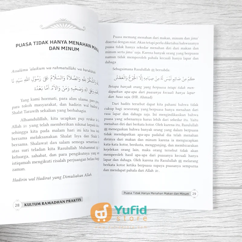 BUKU KULTUM RAMADHAN PRAKTIS KUMPULAN CERAMAH RINGKAS DI BULAN PUASA (PUSTAKA ARAFAH) - Image 7