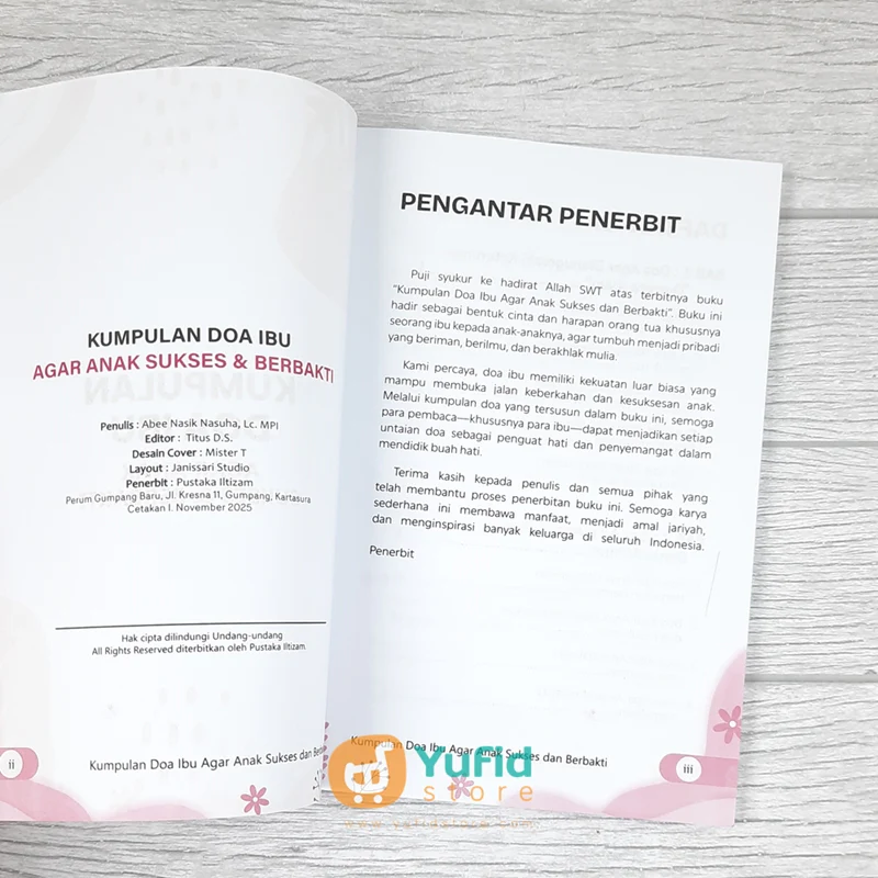 BUKU KUMPULAN DOA IBU AGAR ANAK SUKSES DAN BERBAKTI (PUSTAKA ILTIZAM) - Image 3