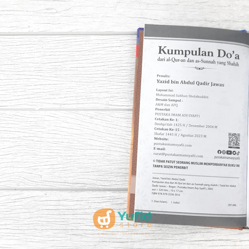 BUKU KUMPULAN DOA DARI AL-QURAN DAN AS-SUNNAH YANG SHAHIH (PUSTAKA IMAM ASY-SYAFII) - Image 3