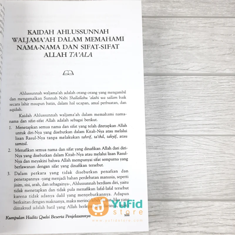 BUKU KUMPULAN HADITS QUDSI BESERTA PENJELASANNYA (DARUL MANAR) - Image 4