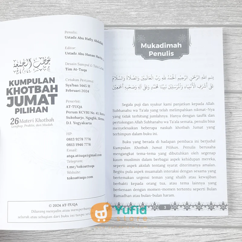 BUKU KUMPULAN KHOTBAH JUMAT PILIHAN 26 MATERI KHOTBAH (ATTUQA) - Image 3