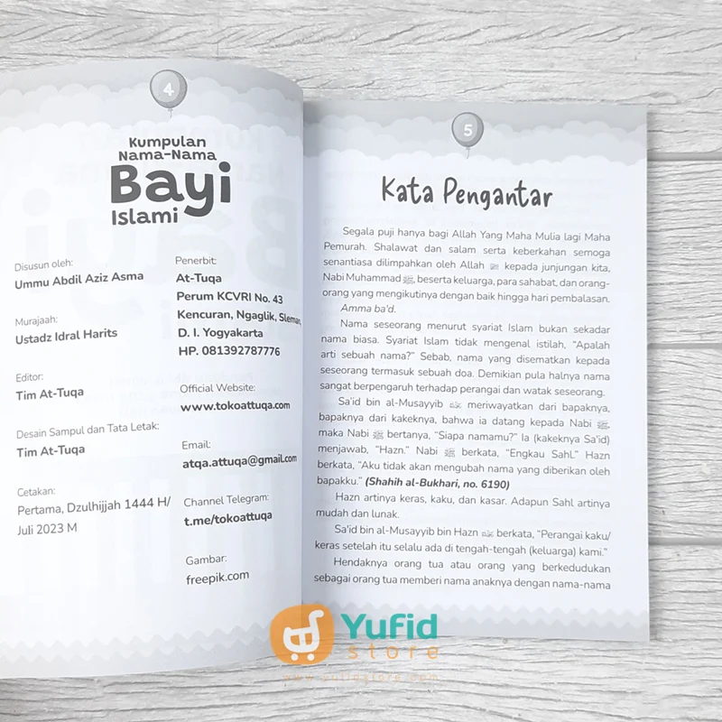 BUKU KUMPULAN-KUMPULAN NAMA BAYI ISLAMI (ATTUQA) - Image 3