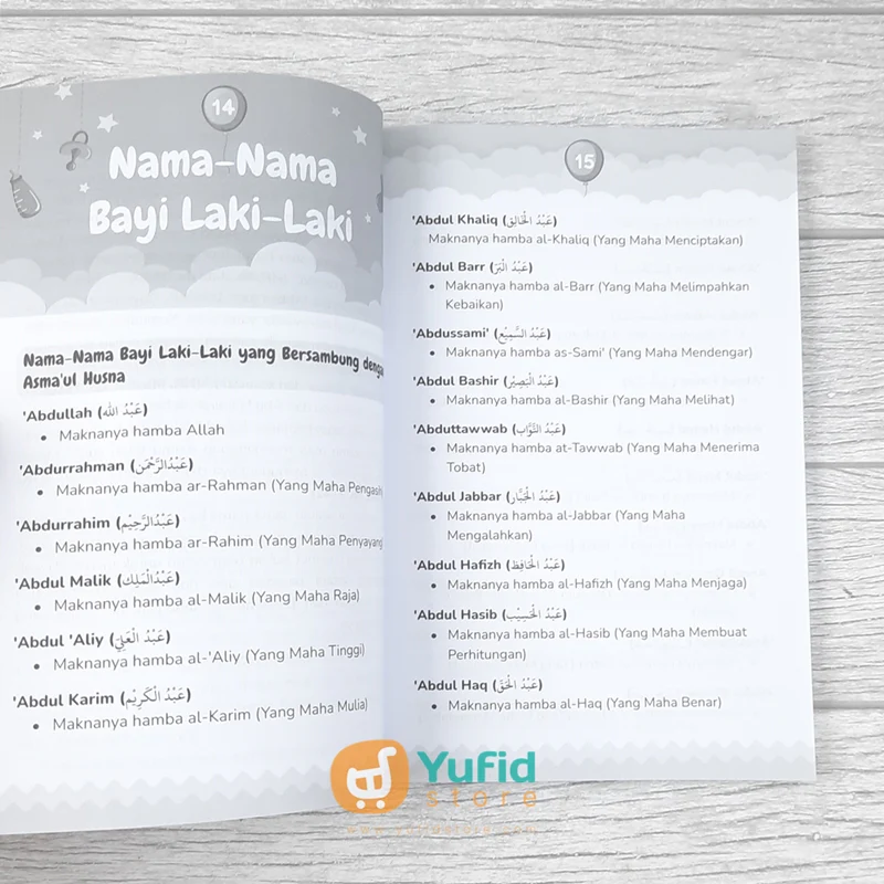 BUKU KUMPULAN-KUMPULAN NAMA BAYI ISLAMI (ATTUQA) - Image 6
