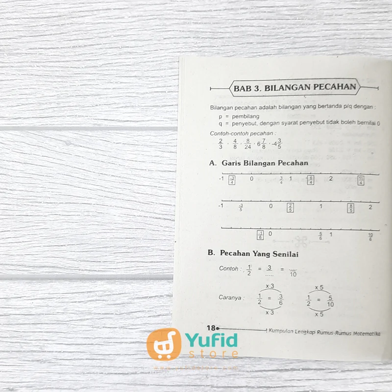 BUKU KUMPULAN LENGKAP RUMUS-RUMUS MATEMATIKA DILENGKAPI IPA SAINS UNTUK SD (MEDIA MANDIRI) - Image 7