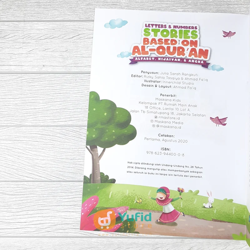 BUKU LETTERS & NUMBERS STORIES BASED ON AL-QUR'AN (MASKANA KIDS) - Image 3