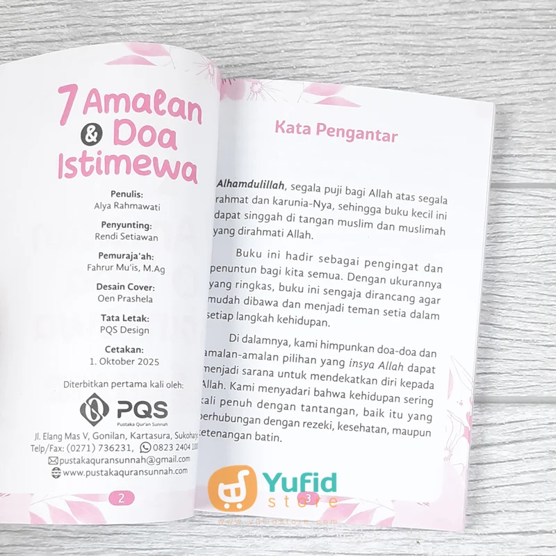 BUKU LIFE SOLUTION 7 AMALAN DAN DOA ISTIMEWA UNTUK MENGATASI MASALAH KEHIDUPAN (PQS) - Image 3