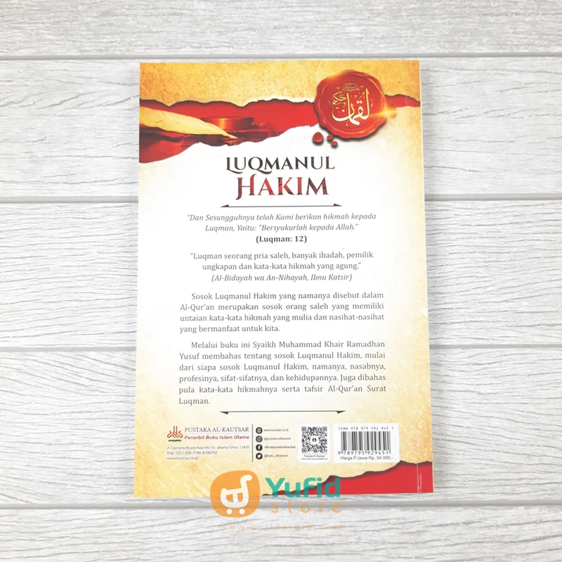 Buku Luqmanul Hakim Kisah Hidup Akhlak dan Hikmah (Pustaka Al-Kautsar) - Image 2
