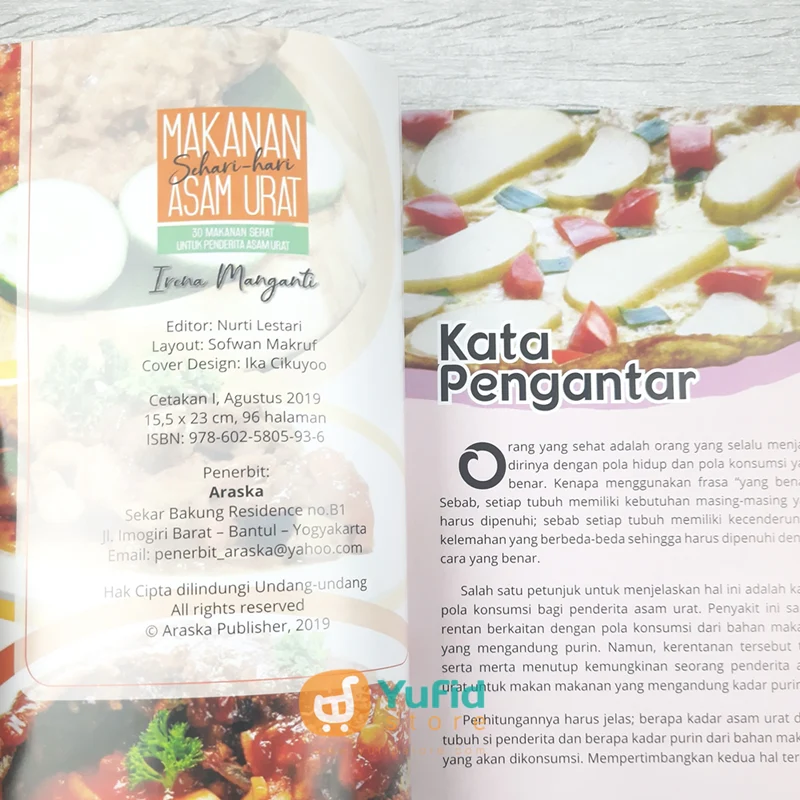 BUKU MAKANAN SEHARI-HARI ASAM URAT (ARASKA PUBLISHER) - Image 3