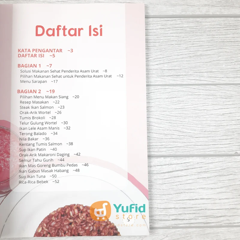 BUKU MAKANAN SEHARI-HARI ASAM URAT (ARASKA PUBLISHER) - Image 4