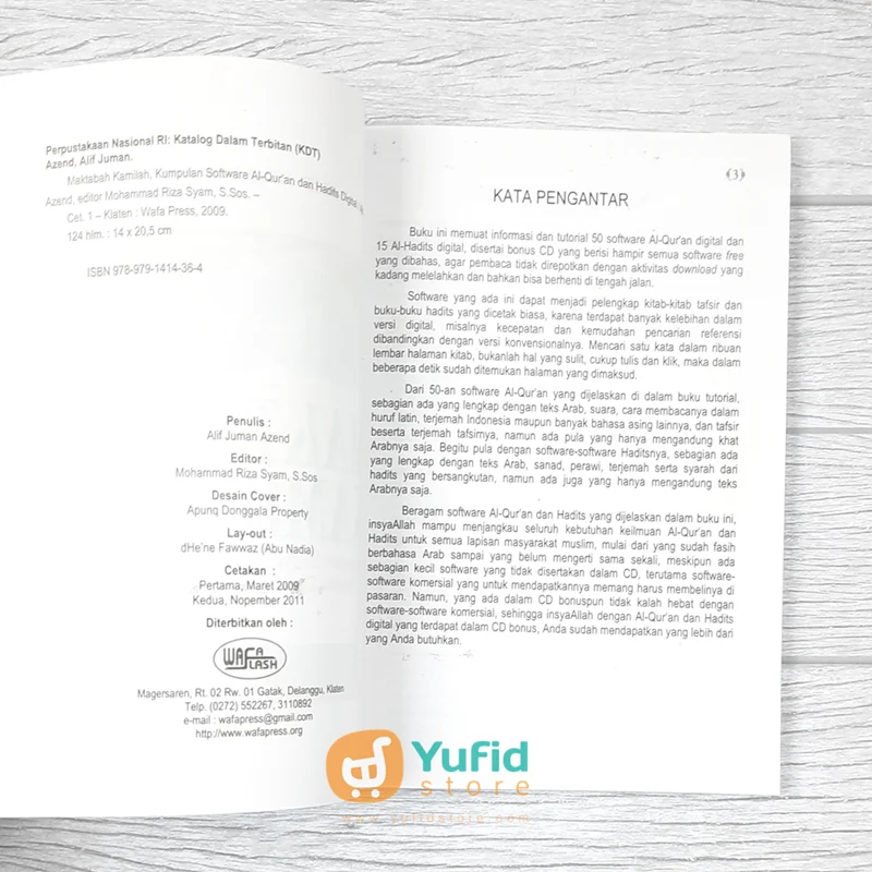 BUKU MAKTABAH KAMILAH - KUMPULAN SOFTWARE ALQURAN DAN HADITS DIGITAL (WAFA FLASH) - Image 3