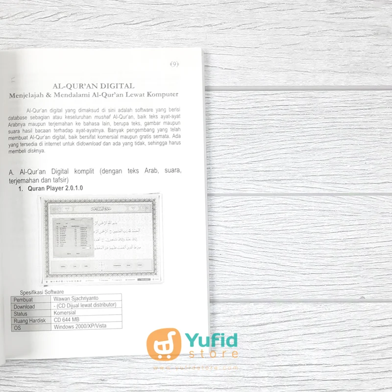 BUKU MAKTABAH KAMILAH - KUMPULAN SOFTWARE ALQURAN DAN HADITS DIGITAL (WAFA FLASH) - Image 6