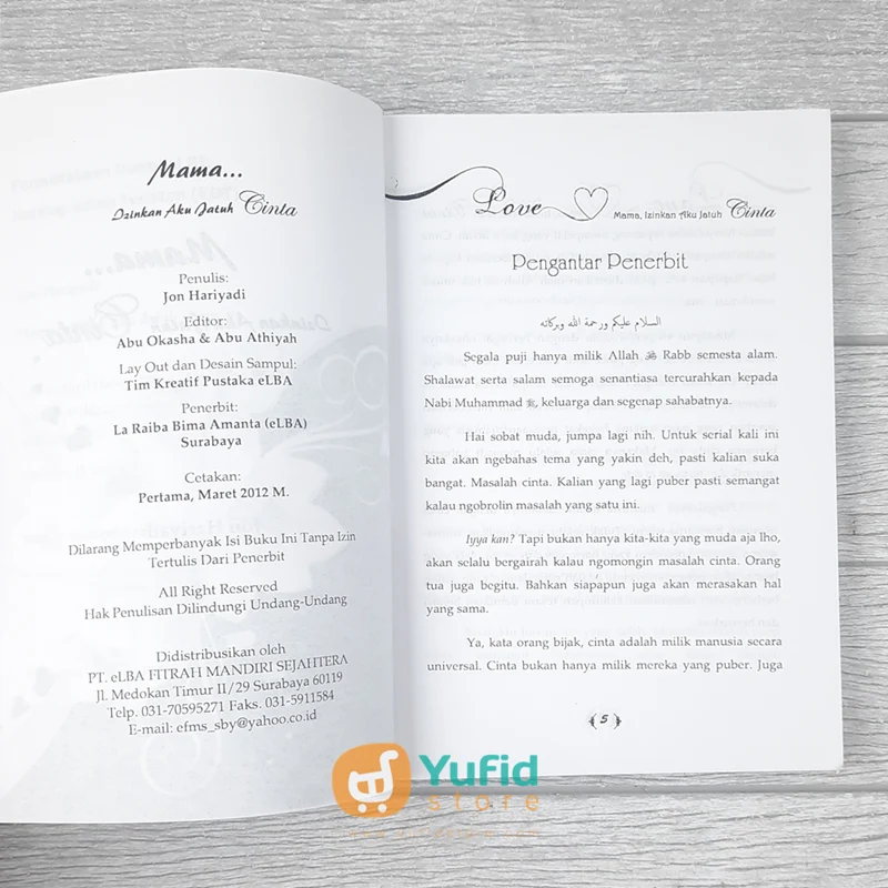 BUKU MAMA IZINKAN AKU JATUH CINTA (ELBA) - Image 3