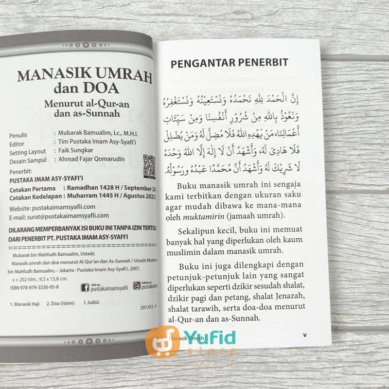 BUKU MANASIK UMRAH DAN DOA MENURUT AL-QURAN DAN AS-SUNNAH (PUSTAKA IMAM ASY-SYAFII) - Image 3